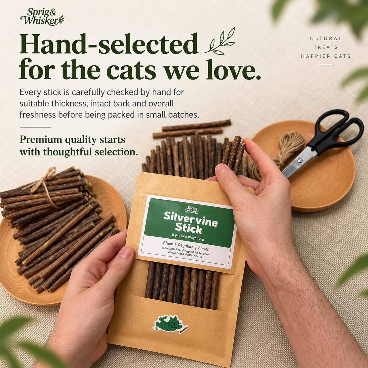 Silvervine（Matatabi） Sticks for Cats