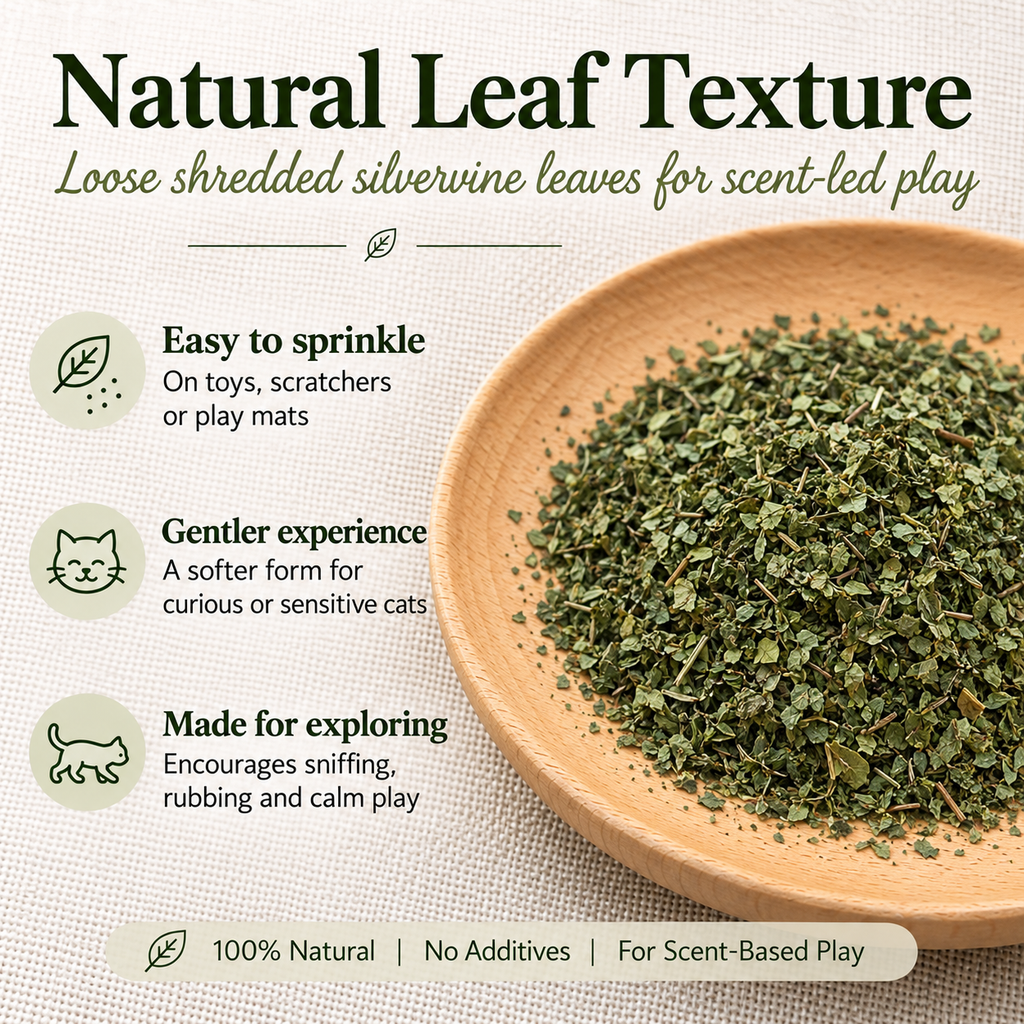 Dried Silvervine Leaves (Matatabi) for Cats
