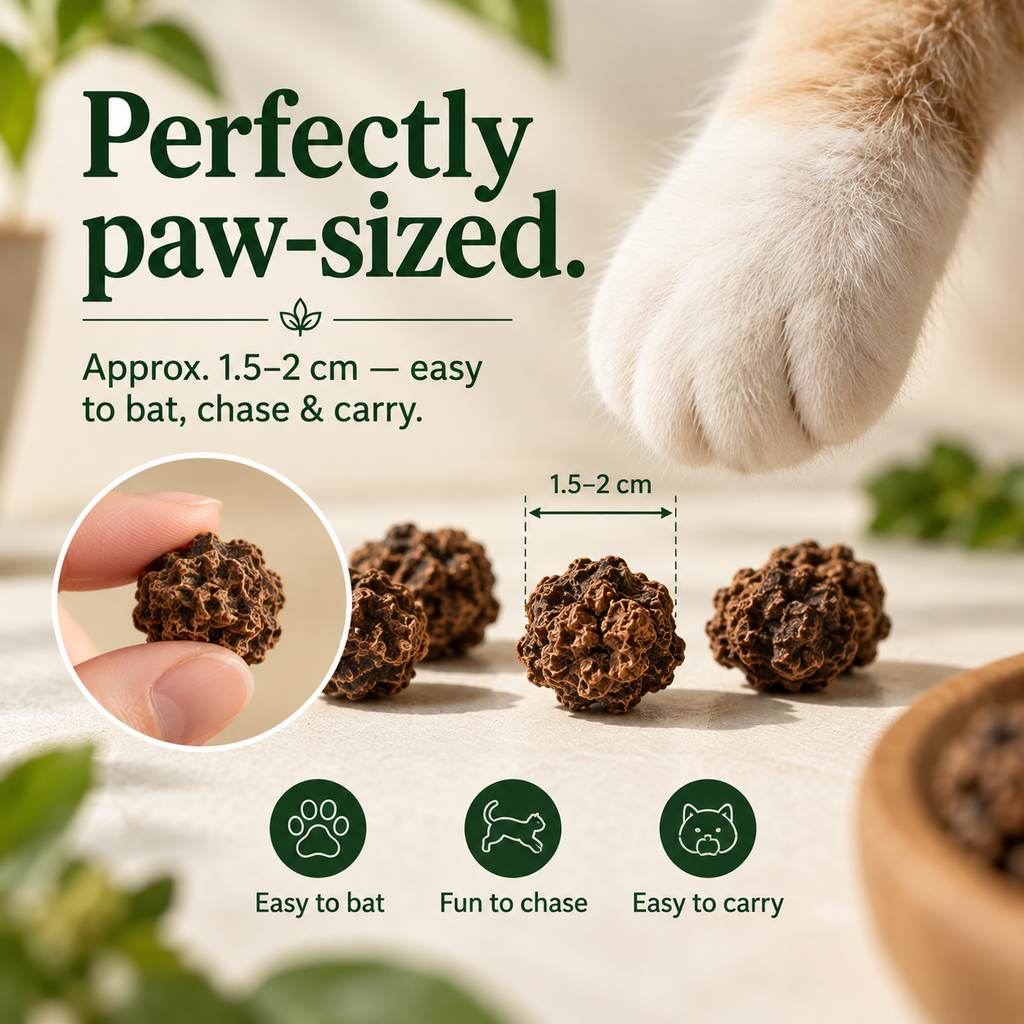 Dried Silvervine Gall Fruit (Matatabi) for Cats